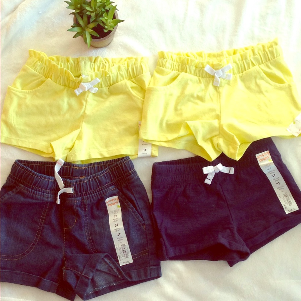 3T bundle of shorts 4 pairs jumping bean